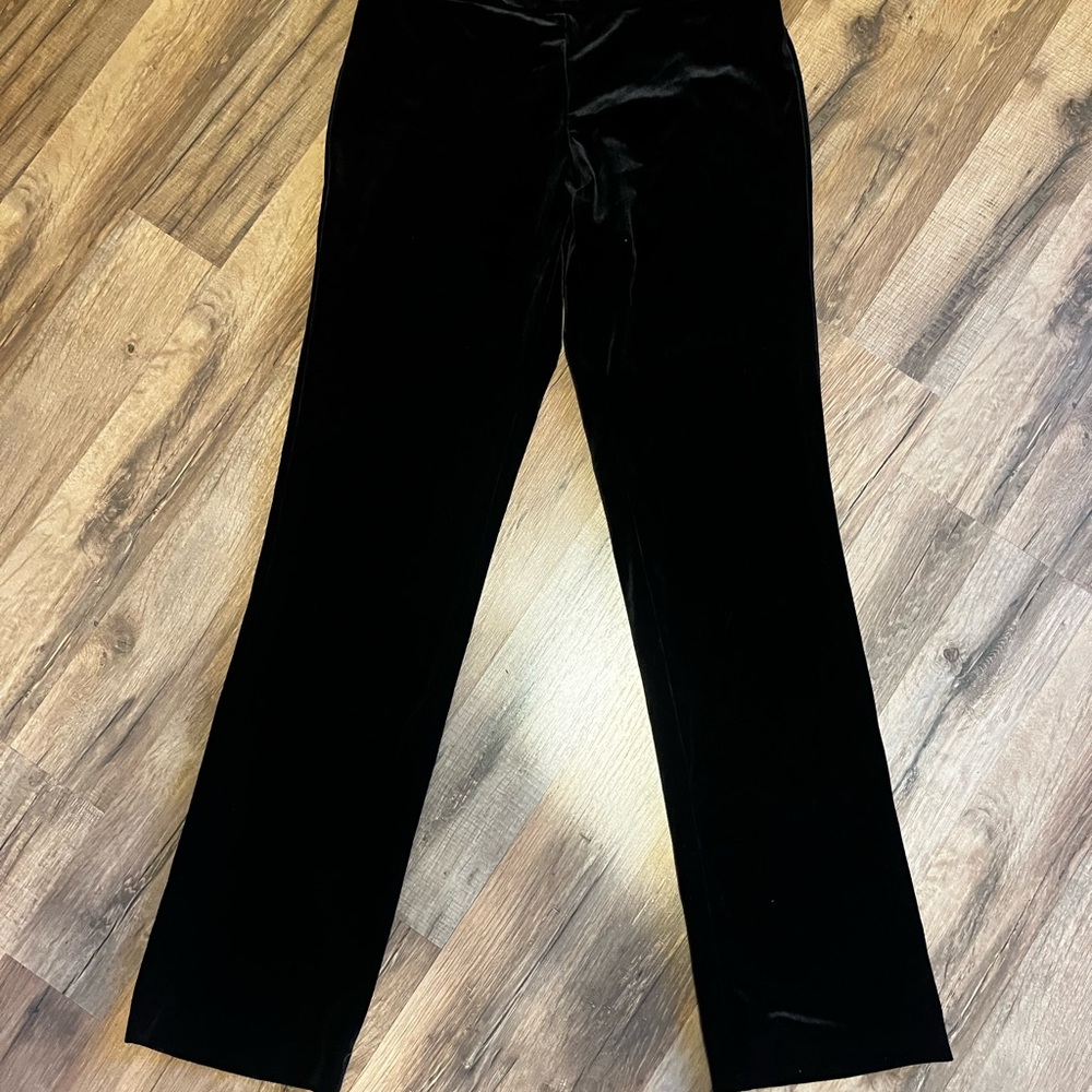 Black Velvet Pants